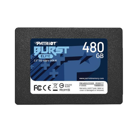 PATRIOT SSD INTERNO BURST ELITE 480GB 2,5 SATA 6GB/S R/W 450/320