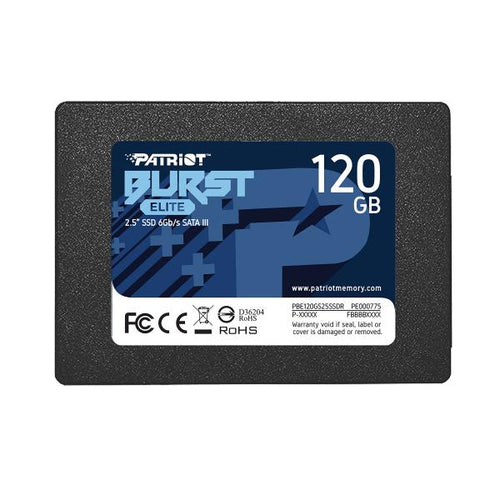 PATRIOT SSD INTERNO BURST ELITE 120GB 2,5 SATA 6GB/S R/W 450/320