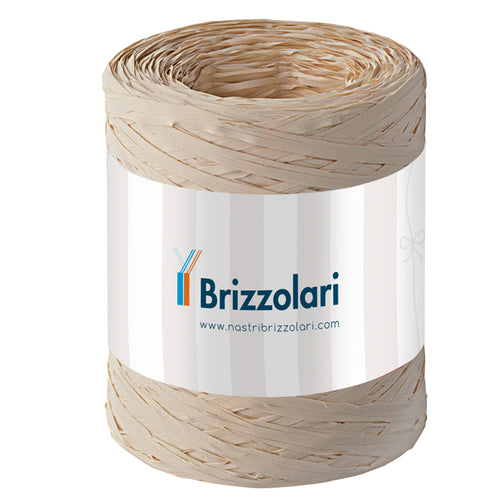 Rafia Sintetica 6802 5Mmx200Mt Colore Naturale 40 Brizzolari