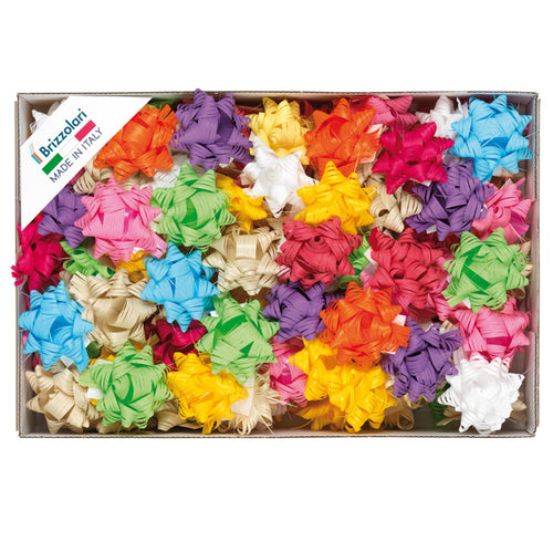 100 Stelle Rafia Sintetica 6802 14Mm Assortimento Primavera Brizzolari