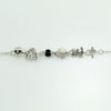 Bracciale donna coccu con simboli sardegna dea madre pavoncella moro nuraghe