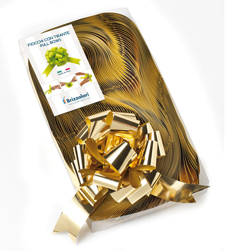 30 Nastri Strip Metal 6870 31Mm-D13Cm Colore Oro 03 Brizzolari