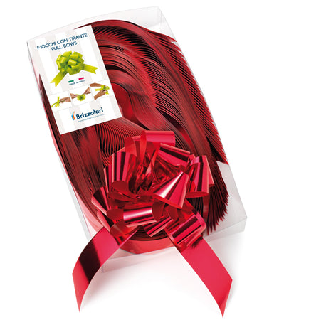 30 Nastri Strip Metal 6870 31Mm-D13Cm Colore Rosso 07 Brizzolari