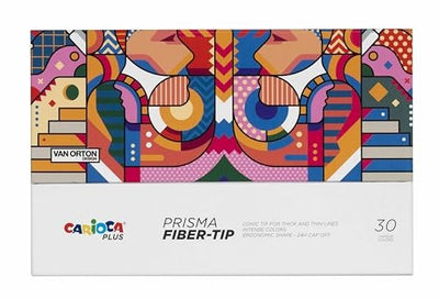 Carioca Plus Pennarelli Prisma Hard Box da 30