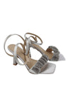 TWENTY FOUR HAITCH Sandali Argento da donna