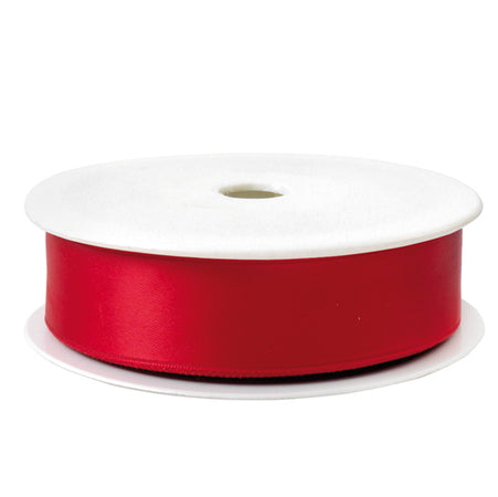Nastro Doppio Raso 25Mmx25Mt Colore Rosso 35 Brizzolari