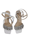 TWENTY FOUR HAITCH Sandali Argento da donna