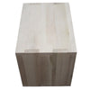 MOBILI 2G -  Comodino 2 cassetti legno massello grezzo 55x38x46 (3214)