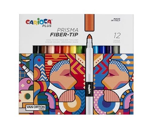 Carioca Plus Pennarelli Prisma da 12