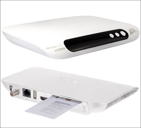 Decoder Satellitare XORO HRS 8830 WHITE DVB-S2 con Tessera Tivusat HD