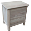 MOBILI 2G -  Comodino classico 3 cassetti legno grezzo 59x42x61 (3201)