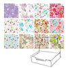 Scatola 100Fg Carta Regalo Raso Fiori 70X100Cm Rex Sadoch