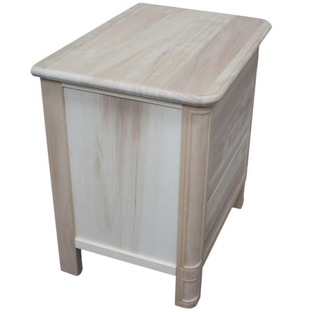 MOBILI 2G -  Comodino classico 3 cassetti legno grezzo 59x42x61 (3201)