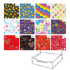 Scatola 100Fg Carta Regalo Raso Fantasia 70X100Cm Rex Sadoch