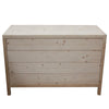 MOBILI 2G -  Cassettiera classica 4 cassetti legno massello abete grezzo 120x55x80 (3303)
