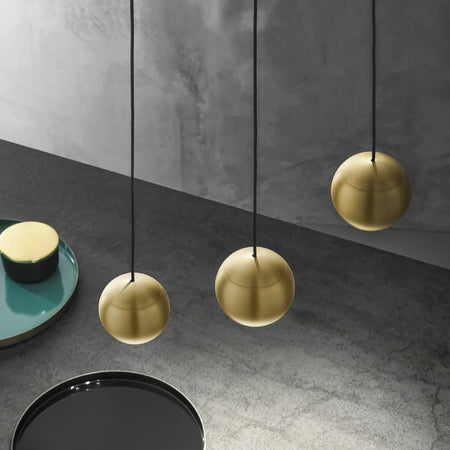 Lampadario classico led Gea Luce GUYA S1 LED oro sospensione