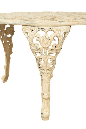 Biscottini Tavolino da fumo in ghisa finitura anticata Molto robusto, stabile Offerta