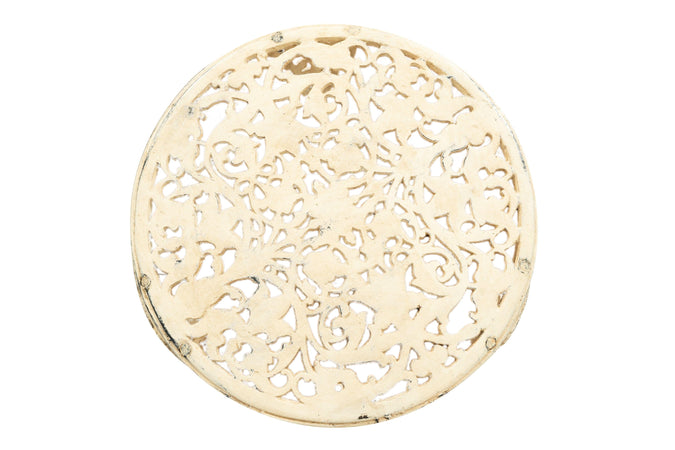 Biscottini Tavolino da fumo in ghisa finitura anticata Molto robusto, stabile Offerta