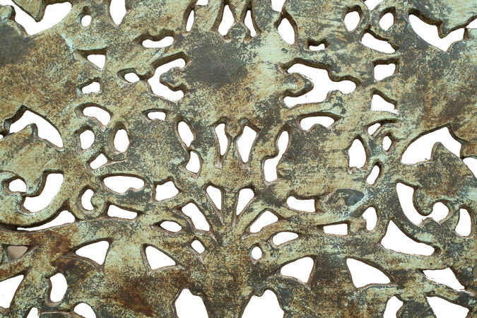 Biscottini Biscottini Tavolino Fumo Ghisa Anticata Robusto D62 H41 Arredo Interno Esterno