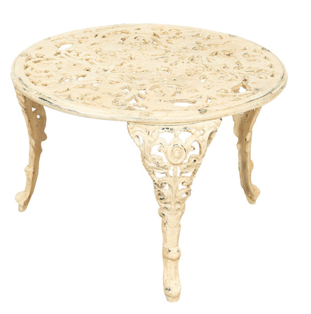 Biscottini Tavolino da fumo in ghisa finitura anticata Molto robusto, stabile Offerta