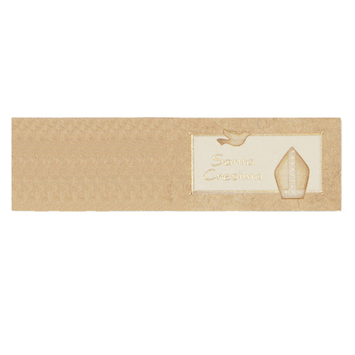 Scatola 25 Fg A4 Da 20 Bigl. Bomboniere Personalizzabile ''Cresima'' Rex Sadoch