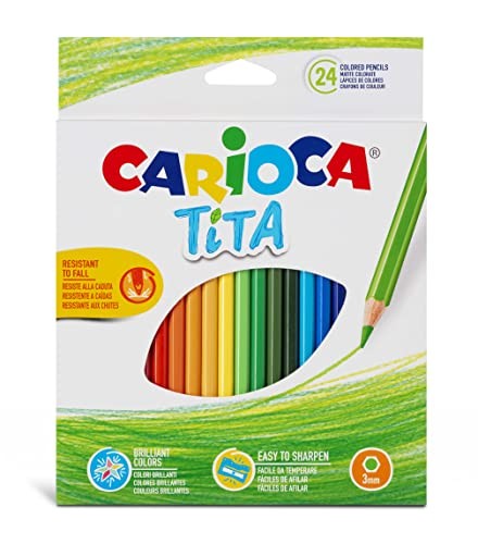 Carioca Tita, Matite Colorate, 24 Pezzi
