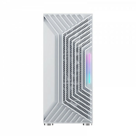 Case computer desktop ATX Nfortec NF-CS-NERVIA-W Bianco
