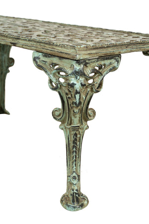 Biscottini Tavolino da fumo in ghisa finitura anticata Molto robusto, stabile Offerta