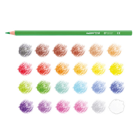 Carioca Tita, Matite Colorate, 24 Pezzi