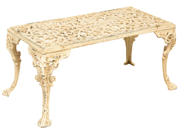 Biscottini Tavolino da fumo in ghisa finitura anticata Molto robusto, stabile Offerta