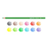 Carioca Tita, Matite Colorate, Set di Matite in Resina Esagonali, 12 pz