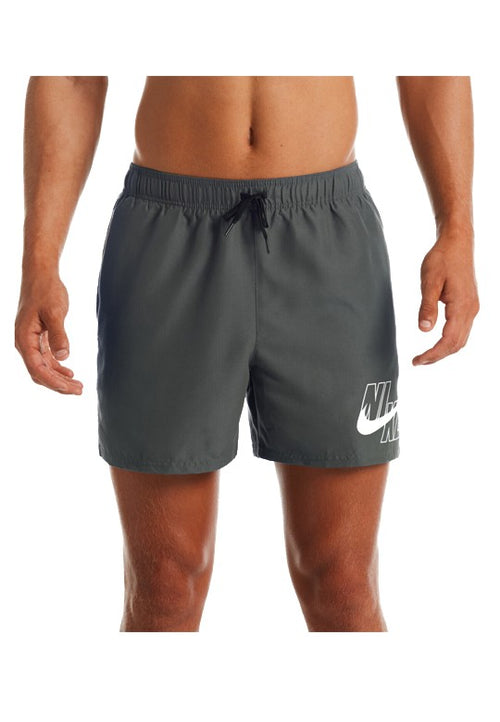 NIKE - 5 Volley Short, Costume da Bagno da Uomo, Uomo, NESSA566, Grigio Ferro