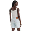 Levi's canotta a coste bianca cropped A74200009 T-shirt LEVI'S