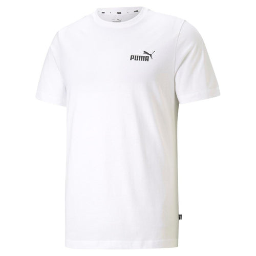 PUMA Ess Small Logo Tee (s), Puma White, Uomo