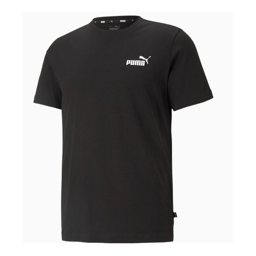 PUMA Ess Small Logo Tee (s), Puma Black, Uomo