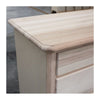 MOBILI 2G -  Cassettiera classica 5 cassetti legno grezzo 116x51x101 (452)