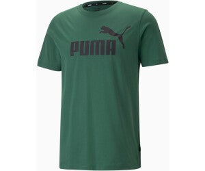 PUMA Tee Logo Ess (S), Uomo, Ginger Tea