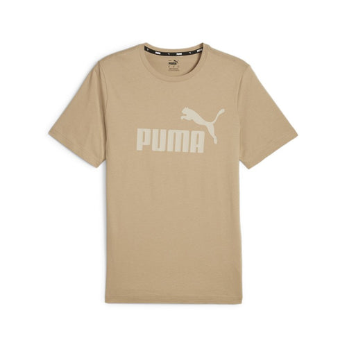 PUMA Tee Logo Ess (S), Uomo, Prairie Tan