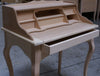 MOBILI 2G - Scrivania 6 cassetti con tiretto legno grezzo 78X50X96 (3107)
