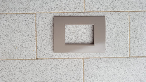 PLACCA TORTORA IN ABS PER SCATOLE RETTANGOLARI SERIE SOFT