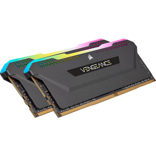 La memoria DDR4 CORSAIR Vengeance RGB Pro SL illumina il tuo PC a zona con un'illuminazione RGB, offrendo il meglio delle prestazioni e della stabilita' DDR4.