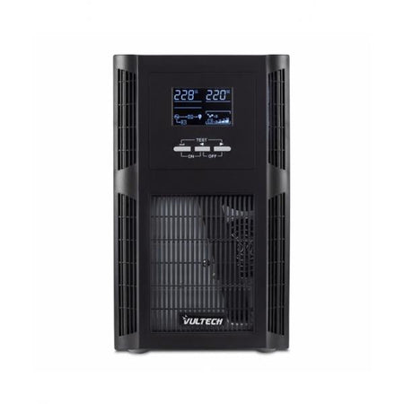 VULTECH GS-3KVAS Rev. 2.4 - GRUPPO DI CONTINUIT ONLINE CON ONDA SINUSOIDALE PURA - LCD - 3 SCHUKO + MORSETTIERA T