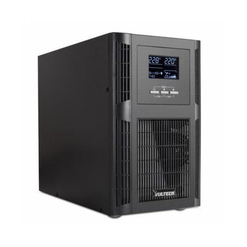 VULTECH GS-3KVAS Rev. 2.4 - GRUPPO DI CONTINUIT ONLINE CON ONDA SINUSOIDALE PURA - LCD - 3 SCHUKO + MORSETTIERA T