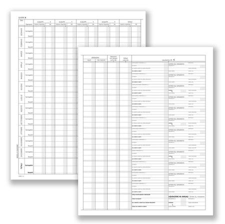 Registro Prospetto Riepilogativo Minori 8Pag. 31X24,5Cm Du138510000 Du