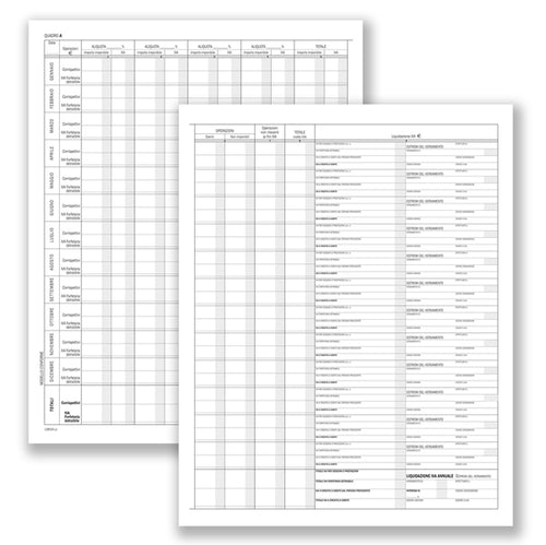 Registro Prospetto Riepilogativo Assoc.Sportive 8Pag. 31X24,5Cm Du13852S000 Du