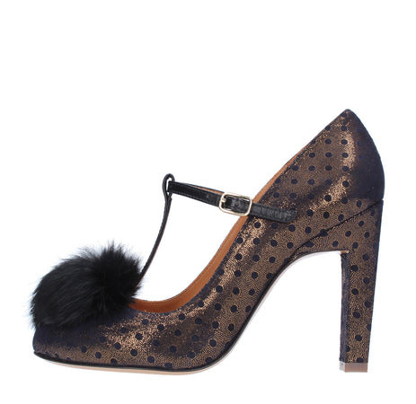 CHIE Scarpe con Tacco Marrone da donna
