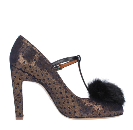 CHIE Scarpe con Tacco Marrone da donna