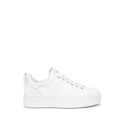 Nero Giardini sneakers bianca con fiocco E306521D707 Donna