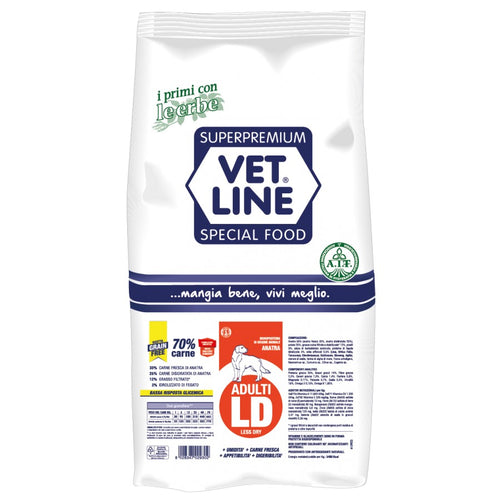 Vet Line LD Anatra per Cani Adulti 3kg
