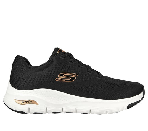 Skechers Arch Fit Big Appeal, Scarpe da Ginnastica Donna, Nero Black RG